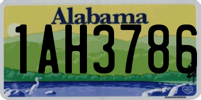 AL license plate 1AH3786