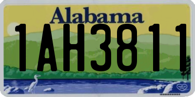 AL license plate 1AH3811