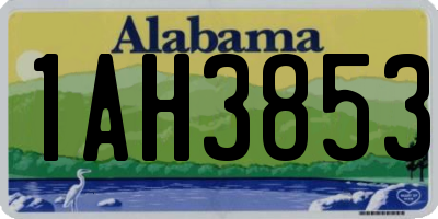 AL license plate 1AH3853