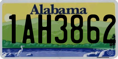 AL license plate 1AH3862