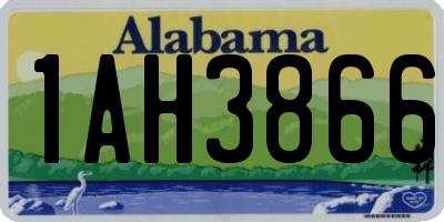 AL license plate 1AH3866