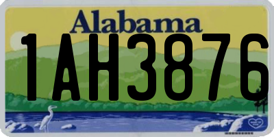 AL license plate 1AH3876