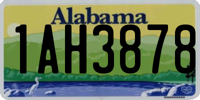 AL license plate 1AH3878