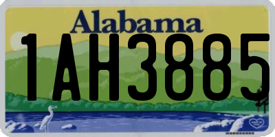 AL license plate 1AH3885