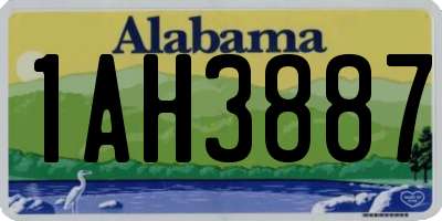 AL license plate 1AH3887