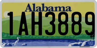 AL license plate 1AH3889