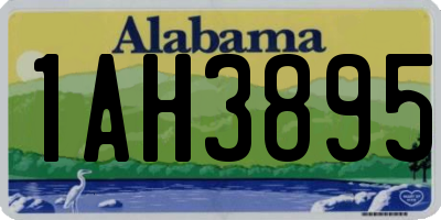 AL license plate 1AH3895
