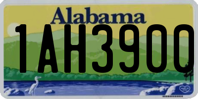 AL license plate 1AH3900