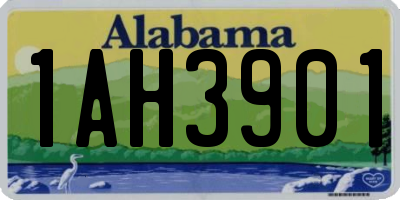 AL license plate 1AH3901