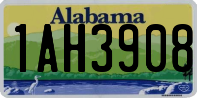 AL license plate 1AH3908