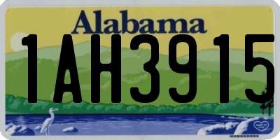 AL license plate 1AH3915