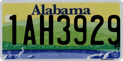 AL license plate 1AH3929