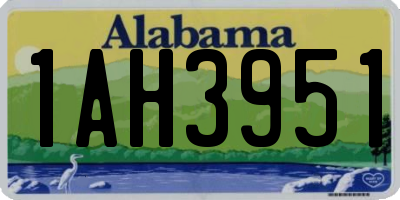 AL license plate 1AH3951