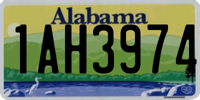 AL license plate 1AH3974