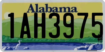 AL license plate 1AH3975