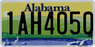 AL license plate 1AH4050