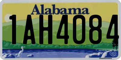 AL license plate 1AH4084