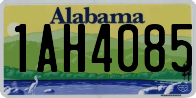 AL license plate 1AH4085