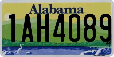 AL license plate 1AH4089