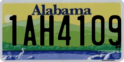 AL license plate 1AH4109