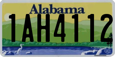 AL license plate 1AH4112