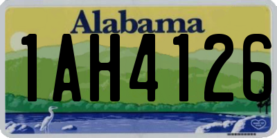 AL license plate 1AH4126