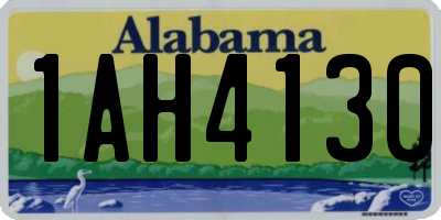 AL license plate 1AH4130