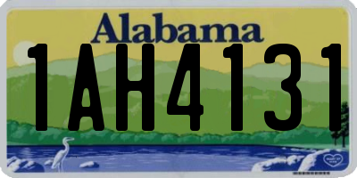 AL license plate 1AH4131