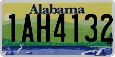 AL license plate 1AH4132