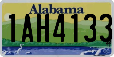 AL license plate 1AH4133