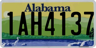 AL license plate 1AH4137