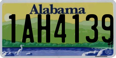 AL license plate 1AH4139