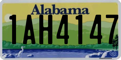 AL license plate 1AH4147