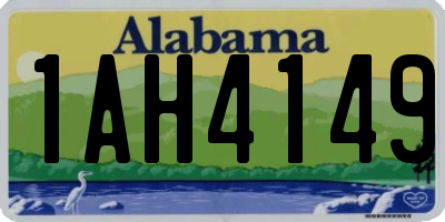 AL license plate 1AH4149