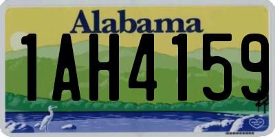 AL license plate 1AH4159