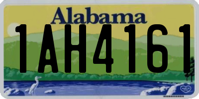 AL license plate 1AH4161