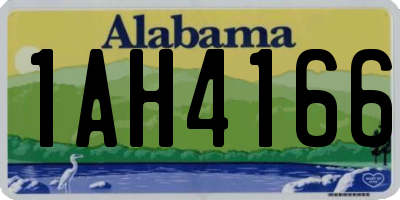 AL license plate 1AH4166
