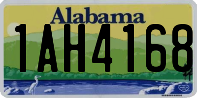 AL license plate 1AH4168