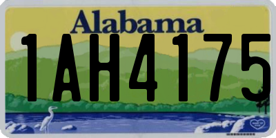 AL license plate 1AH4175