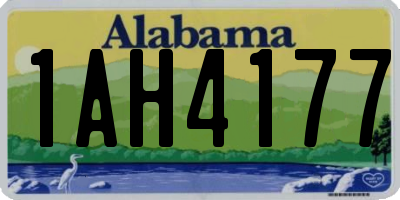 AL license plate 1AH4177