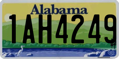 AL license plate 1AH4249