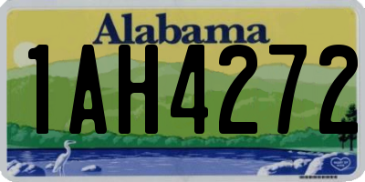 AL license plate 1AH4272