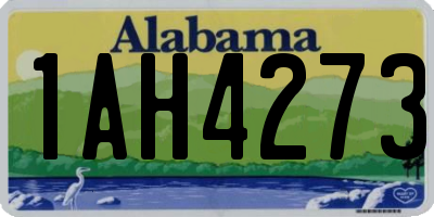 AL license plate 1AH4273