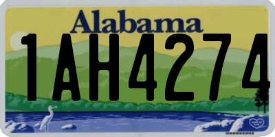 AL license plate 1AH4274