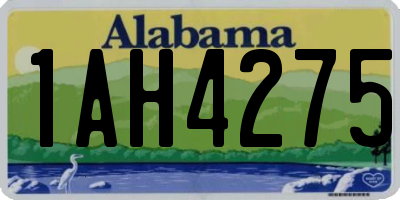 AL license plate 1AH4275