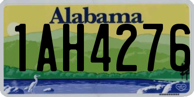 AL license plate 1AH4276