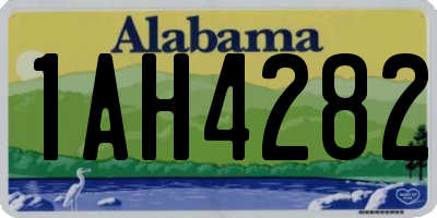 AL license plate 1AH4282