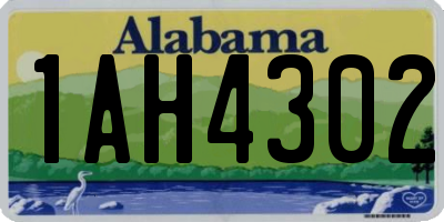 AL license plate 1AH4302