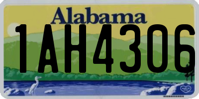 AL license plate 1AH4306