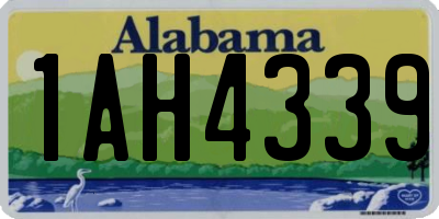 AL license plate 1AH4339